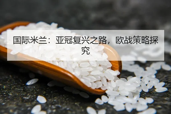 国际米兰：亚冠复兴之路，欧战策略探究